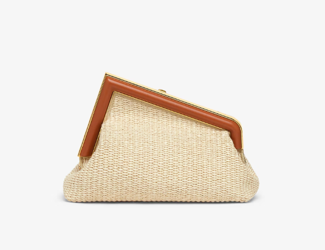 Cuero | First Small Natural straw bag